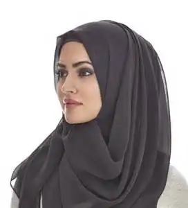 80 spalva Aukštos kokybės paprasto burbulas šifono skara vientisų spalvų skaros, lankelis populiarus hijab musulmonų šalikai foulard 10vnt/daug