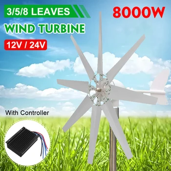 8000W Vėjo Turbinos Generatorius Vėjo Generatorius Su Įkrovimo Valdiklis vėjo malūnas Energijos Turbinų, Vėjo Turbinų Energijos Generatoriai