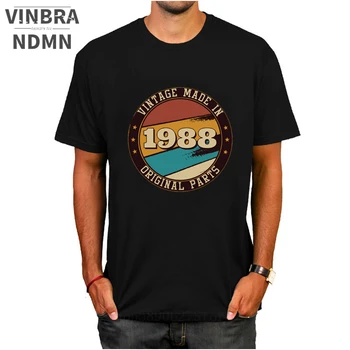 80s Prekės ženklo Drabužių Užsakymą Geriausia Gimtadienio Dovanos, Marškinėliai, Derliaus 1988 marškinėliai Classic 32 Metų amžiaus Marškinėlius Vyro Šeimos T-Shirts