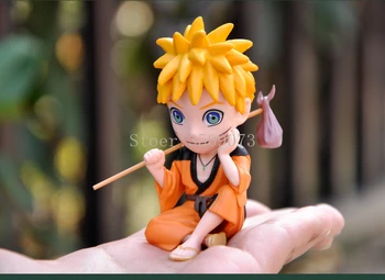8pcs Naruto Anime Pav Uzumaki Sasuku PVC Veiksmų Skaičiai Sakura Kakashi Gaara Miniatiūriniai Anime Figūrėlės Kolekcijos Modelis Lėlės