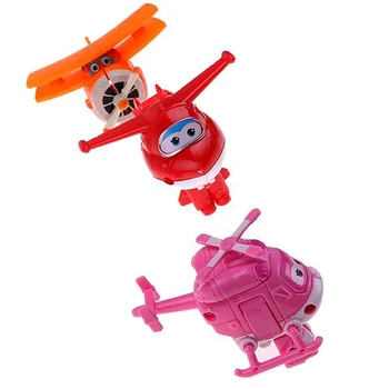 8pcs/set Anime Mini Lėktuvo Super Sparnus Modelis Žaislas Superwings Dovanos Vaikams Vaikams