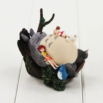 9-13CM Totoro Atkakli Toli Pilis Danguje HAYAO MIYAZAKI Howl 's Moving Castle Kiki' s Delivery Service pav.