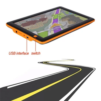 9 Colių Automobilinis Navigatorius GPS Susisiekti Sn Navigacijos Balso Navigator 256MB 8GB MP3/MP4 FM su 