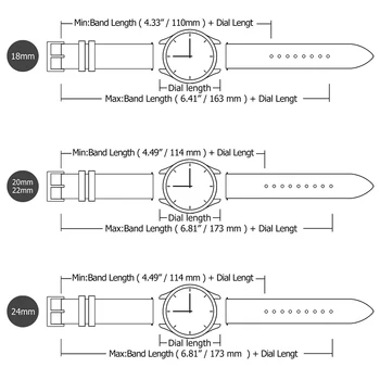 9 Spalva Originali Žiūrėti Juostos Smart Watch Band Fullmosa Žiūrėti Juostos Pakeitimas Dirželis Apyrankė 18mm, 20mm, 22mm, 24mm Ruda