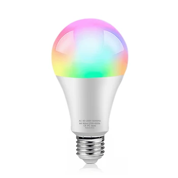 9W 10W E27 RGB WIFI Smart Šviesos diodų (LED) Lempos RGBW 