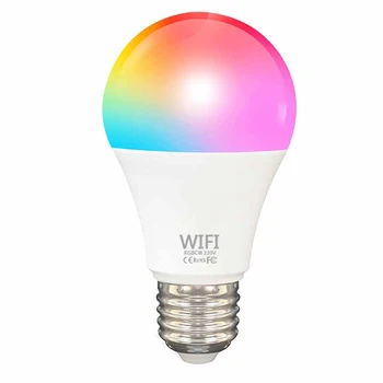 9W WiFi Smart Lemputės RGBCW Stebuklinga Lempa Pritemdomi LED E27 B22 WiFi Lemputės Suderinamos Su 