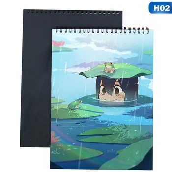 A4 Anime Mano Herojus Akademinės Bendruomenės Akvarelės Popieriaus, Eskizas Knygos Nešiojamų Sketchbook Grafiti Eskizas Vertus, Tapybos Sąsiuvinis