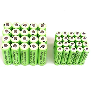 AA1.2v baterija 3000mAh akumuliatorius, tinka elektroniniai žaislai, nuotolinio valdymo pultas, skustuvas serijos elektroniniai produktai