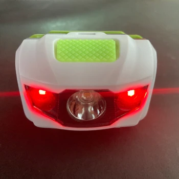 AAA Baterija Led Žibintuvėlis Galvos Žibintai Led Vandeniui Žvejybos priekinis žibintas LED Kempingo Žibintas Veikia priekinis Žibintas, priekinis žibintas Galvos