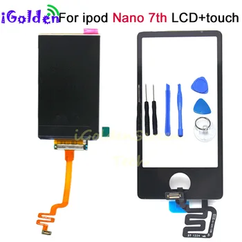 AAA kokybės ipod Nano 7 7 LCD ekranas jutiklinis ekranas skaitmeninis keitiklis mazgas, Ipod nano 7, 7-ąją lcd