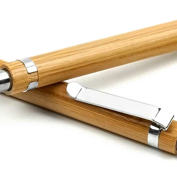 AAY-Tušinukas Nustatyti Bambuko Tušinukas Reklama Pen Kitos Kiekis Rašyti Įrankiai (30 Rinkinių)
