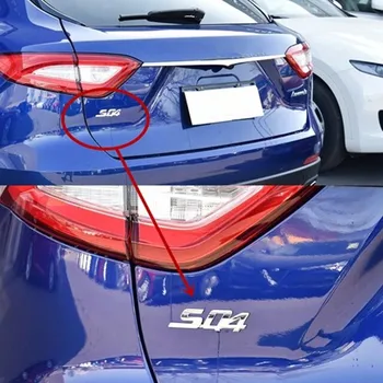 ABS Automobilių Kamieno Ženklelis Q4 SQ4 GTS Logotipas, Emblema Lipdukai Maserati Gran Turismo Ghibli Quattroporte Coupe Gransport Coupe Levante