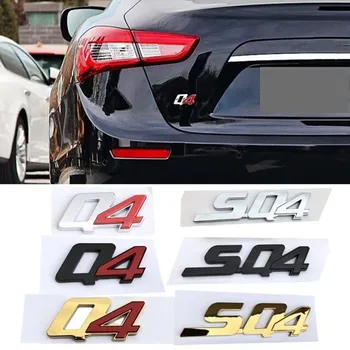 ABS Automobilių Kamieno Ženklelis Q4 SQ4 GTS Logotipas, Emblema Lipdukai Maserati Gran Turismo Ghibli Quattroporte Coupe Gransport Coupe Levante