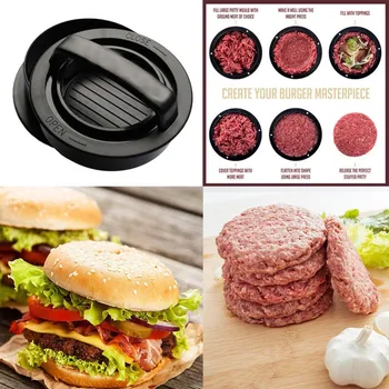 ABS Non-Stick Virėja Kotletai Hamburger Paspauskite Mėsos Pyragas Paspauskite Burger Maker Pelėsių Mėsos Grill Jautienos Paspauskite, Kotletai, Mėsos Įrankiai