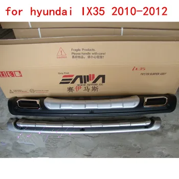 ABS priekinis ir galinis Bamperis Raštas Slydimo Plokštė padengti tinka hyundai IX35 2010-2012 Auto dalys