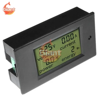 AC 80-260V DC 6.5-100V 20A 50A 100A LCD Digital Voltmeter Ammeter Galios Matuoklis kWh Vatų Energijos Įtampos Srovės Maitinimo Testeris