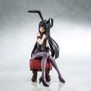 Accel World Kuroyukihime Bunny Mergina Ver. PVC Veiksmų Skaičius, Anime Seksuali Mergina Paveikslas Modelis, Žaislai Anime Pav Kolekcijos Lėlės Dovana