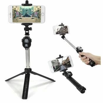 Actecom Universalus teléfono móvil Selfie Stick trípode monopié botón de cámara para 