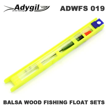 Adygil Balsa Medienos Žvejybos Plaukti Rinkiniai ADWFS 019 Parėmimas 0,5 g Ilgio Linija 60cm Kabliuko Dydis #16 5vnt/daug