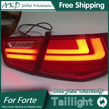 AKD Automobilių Optikos už Kia Forte Užpakaliniai Žibintai 2009-M. Cerato LED Uodegos Šviesos Forte Galinis Žibintas DRL+Stabdžiu+Parko+Signalas