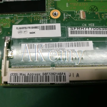 Akemy Lenovo ThinkPad X240 nešiojamas Mainboard VIUX1 NM-A091 X240 Plokštė i5-4300U/i5-4210U CPU X240 mainboard plokštė