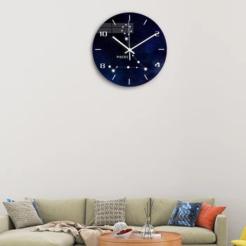 Akrilo Slient 3D Modernaus Dizaino Sieninis Laikrodis Žvaigždynas Išjungti Virtuvės Dekoratyvinės Sienų Laikrodis Skaitmeninis Numerį Namų Dekoro Dovana