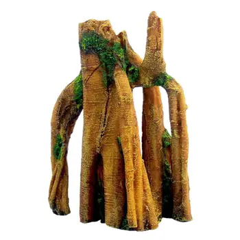 Akvariumas Dirbtinio Medžio Kamieno Driftwood Šaknys Apdailos Povandeninio Kraštovaizdžio Žuvų Bakas Ornamentu