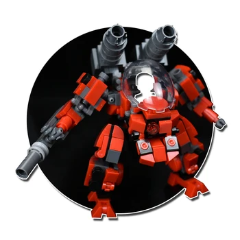 Alfa Būrys Mini Mech Robotas Plytų Karinės Serijos Galaxy Karų Kareiviai Kovotojas SS Modelio Duomenys Blokai Žaislai Berniukams