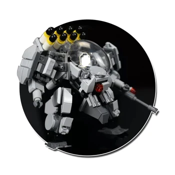 Alfa Būrys Mini Mech Robotas Plytų Karinės Serijos Galaxy Karų Kareiviai Kovotojas SS Modelio Duomenys Blokai Žaislai Berniukams