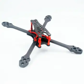 ALFA Monstras 6mm Anglies Pluošto 5/6/7inch FPV Freestyle ruožas X Quadcopter Frame rinkinys RC Drone