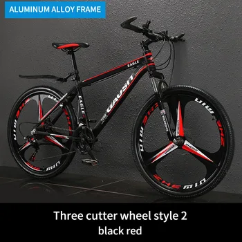 Aliuminio lydinys suaugusiųjų kalnų dviratis dviratis 26 colių off-road ultra light kintamo greičio dviračių 24/27 greitis alyva, stabdžių road bike