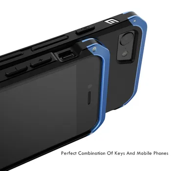 Aliuminio Metalo Telefono dėklas Skirtas iphone 6 6S 7 8 plius 11 Pro Max X XS MAX XR 5s 5 SE 2020 m. 360 Visas Apsaugos atsparus smūgiams Padengti Rubisafe