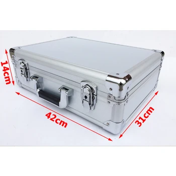 Aliuminio Įrankis atveju lagaminas rinkinys slaptažodžio langelį Failą, langelyje atsparus smūgiams atveju saugos įrangos, Prietaisų nuotolinio valdymo dėžutė