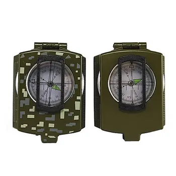 Amerikos Metalo Kompaso Šiaurės High-End Veidrodėliai Karinius Standartus Karinės Ventiliatorius K4580 Multi-Funkcija Šviesos Kompasas