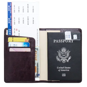 Amerikos Paso Turėtojas Moterims, Vyrams PU odos Paso padengti Kelionės piniginės JAV paso atveju verslo kortelės turėtojas ID Krepšys