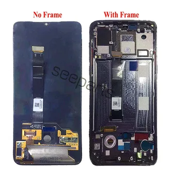 AMOLED LCD Xiaomi Mi 9 LCD Ekranas Jutiklinis Ekranas skaitmeninis keitiklis Asamblėjos atsarginės Dalys, Ekranas Mi9 Už Xiaomi Mi9 LCD