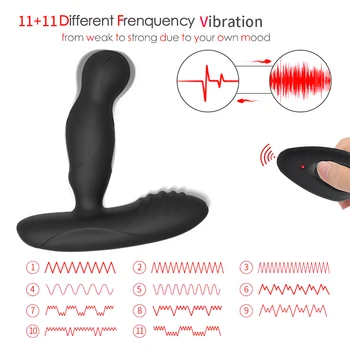 Analinis Vibratorius Elektros Smūgio Impulsas Vyrų Prostatos Massager Sekso Žaislas Vyrams Butt Plug Nuotolinio Valdymo SM Gėjų G-Spot Masturbator