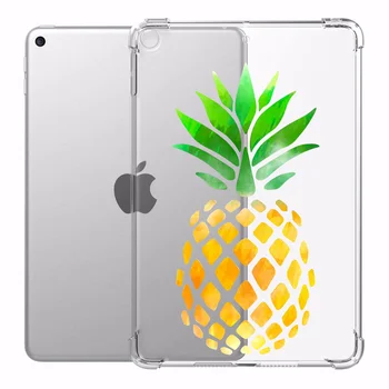 Ananasų Tapybos ipad Atveju Oras 4 7 8 Kartai Pro 12.9 2020 Tablet Aišku, Anti-rudenį PC Padengti Mini 5 2 Oro 9.7 colių