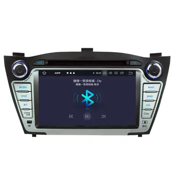Android 10.0 Automobilio Multimedijos Grotuvas GPS 2Din Už Hyundai/IX35/TUCSON 2009-m. Canbus Auto Radijas stereo Grotuvas galvos vienetas nemokamai žemėlapyje