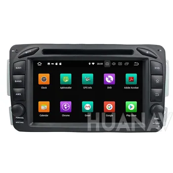 Android 8.0 Automobilių GPS Navigacijos, DVD Grotuvo ML W163/CLK W2092002-2005 C-Class W203 SLK radijo player multimedia Stereo recorde