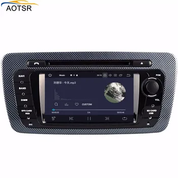 Android 9.0 Automobilių DVD Rdio Už Seat Ibiza 6j 2009 m. 2010 m. 2012 m. 2013 m GPS Navigacija, 2 Din Ekrano radijo Garso Multimedijos Grotuvas 4G+32GB