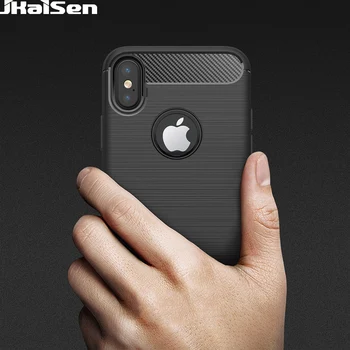 Anglies Pluošto Silikoninis Telefono dėklas, skirtas iPhone 5 6 7 8 Plius Dangtelis atsparus smūgiams TPU Case for iPhone X XR XS MAX 11 12 Pro MAX 12Mini