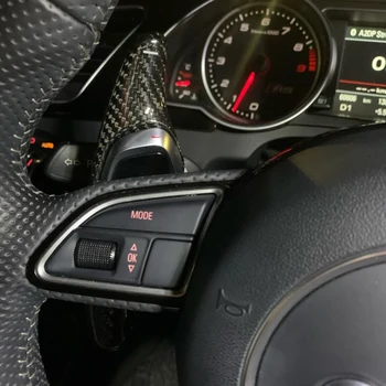 Anglies Pluošto Vairas Irklas Shift Audi A5 S3, S5 S6 SQ5 RS3 RS6 RS7 2016 2017 2018 Irklus Shifter
