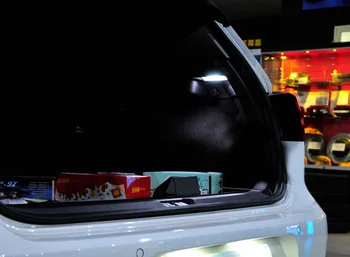 ANGRONG 2vnt Canbus LED Bagažinė Įkrovos Lemputė VW Caddy Golf Plus Sharan Scirocco Touareg