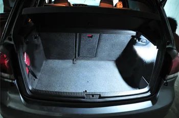 ANGRONG 2vnt Canbus LED Bagažinė Įkrovos Lemputė VW Caddy Golf Plus Sharan Scirocco Touareg