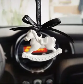 Animacinių filmų arklių Šokoladas Minkštas pyragas silikono formos automobilio aromatu pakabukas kietas aromatas automobilių kvepalų dovanų automobilių Karuselė hourse pelėsių