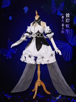 Anime! Honkai Poveikis 3 Seele Vollerei Dvyniai Naujų Odos Versija 3.5 Mūšis Kostiumai Lolita Dress Vienodas Cosplay Kostiumai Helovinas