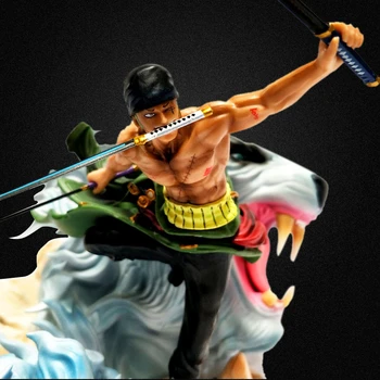 Anime One Piece Roronoa Zoro Gokutora Medžioklės Ver. GK PVC Veiksmų Skaičius, Statula, Kolekcines, Modelis Vaikams, Žaislai, Lėlės 23cm