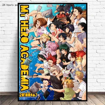 Anime Plakatas Mano Herojus Akademijos Skaitmeninės Tapybos Drobė Spausdinti Tapybos Namo Kambaryje Dekoravimas, Tapyba