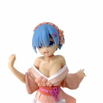 Anime Re: Gyvenimas kitame pasaulyje nuo Nulio Rem Ram PVC Veiksmų skaičius, Žaislų Seksuali mergina Duomenys Suaugusiųjų Kolekcijos Modelis Lėlės Dovanos